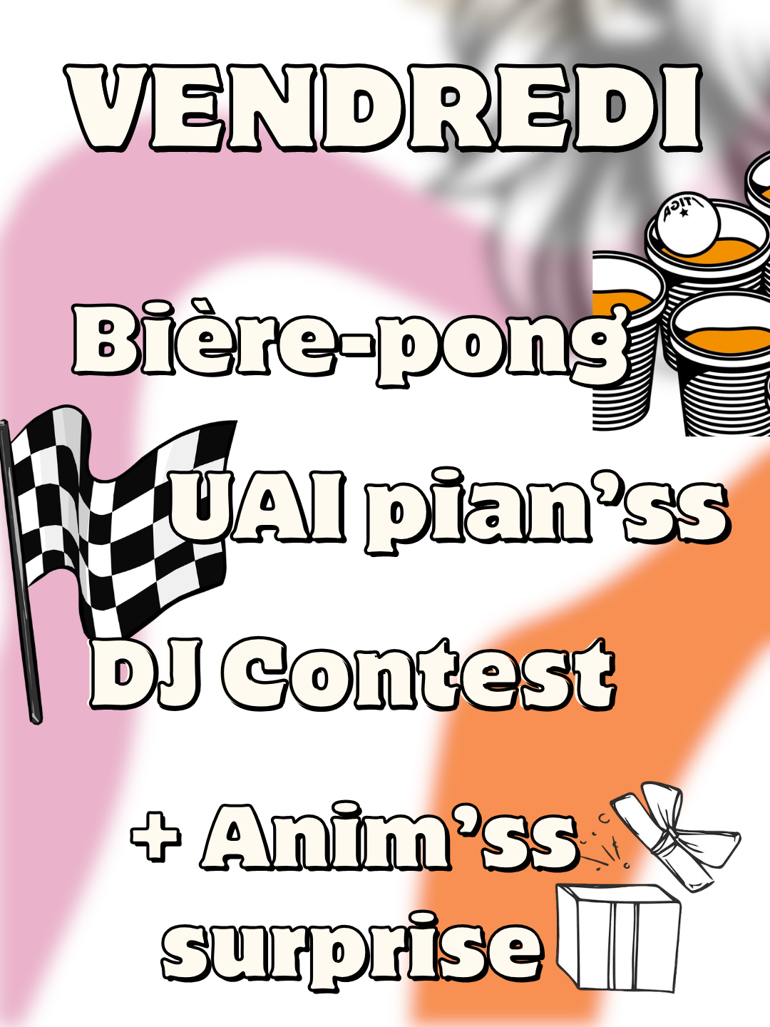 Programme du vendredi
